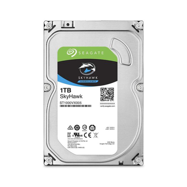 Ổ cứng HDD Seagate SkyHawk 1TB 3.5 inch, 5900RPM, SATA, 64MB Cache (ST1000VX005)