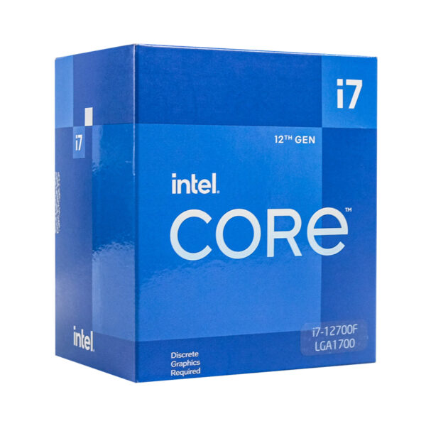 CPU Intel Core i7-12700F (Up to 4.8Ghz, 12 nhân 20 luồng, 25MB Cache, 125W) - Socket Intel LGA 1700)