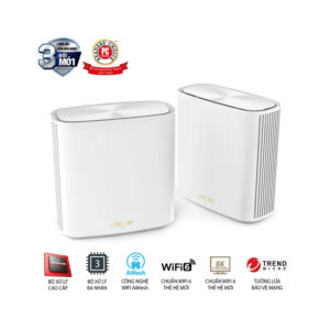 Bộ phát wifi ASUS XD6 (W-2-PK) Mesh wifi 6, Chuẩn AX5400