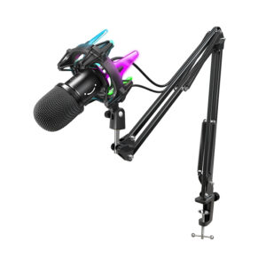 Microphone FIFINE K651 - Kèm Boom Arm và RGB Shock Mount