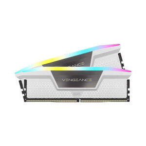 Ram Desktop Corsair Vengeance RGB Heatspreader White (CMH32GX5M2B5600C36WK) 32GB (2x16GB) DDR5 5600MHz