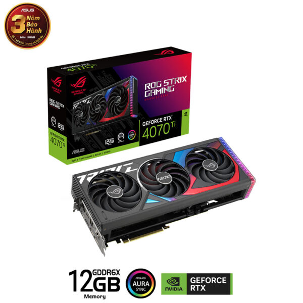 Card màn hình Asus ROG-STRIX-RTX 4070 Ti-12G-GAMING