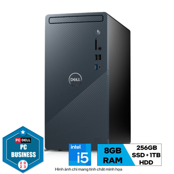 PC Dell Inspiron 3020 (i5 13400 8GB RAM/256GB SSD + 1TB HDD/WL+BT/K+M/Win11) (MTI51010W1-8G-256G+1T)