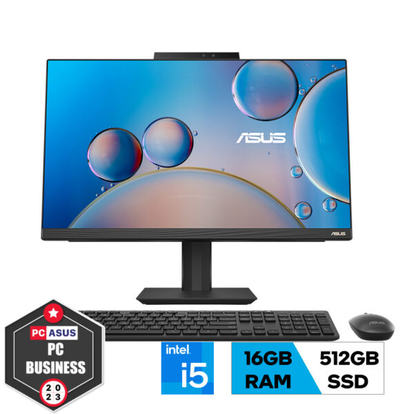 PC Asus All in One A5402WVAT-BA024W (i5-1340P/16GB RAM/512GB SSD/23.8 FHD Cảm ứng/WL+BT/K+M/Win 11/Đen)