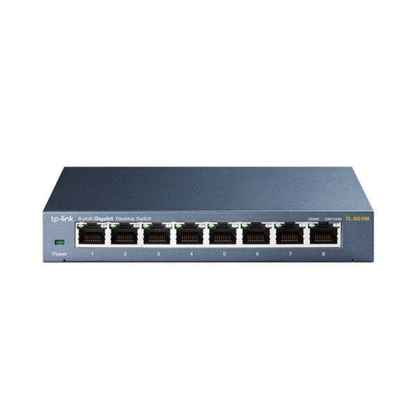 Switch 8 Port TP-Link TL-SG108 (8 Port 10/100/1000 Vỏ kim loại)