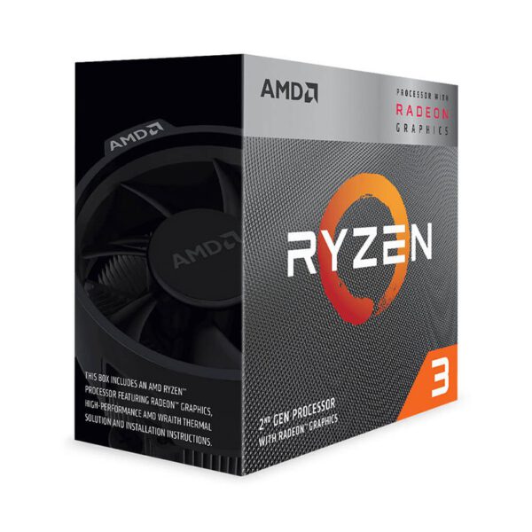 CPU AMD Ryzen 3 3200G (3.6GHz turbo up to 4.0GHz, 4 nhân 4 luồng, 4MB Cache, Radeon Vega 8, 65W) - Socket AMD AM4