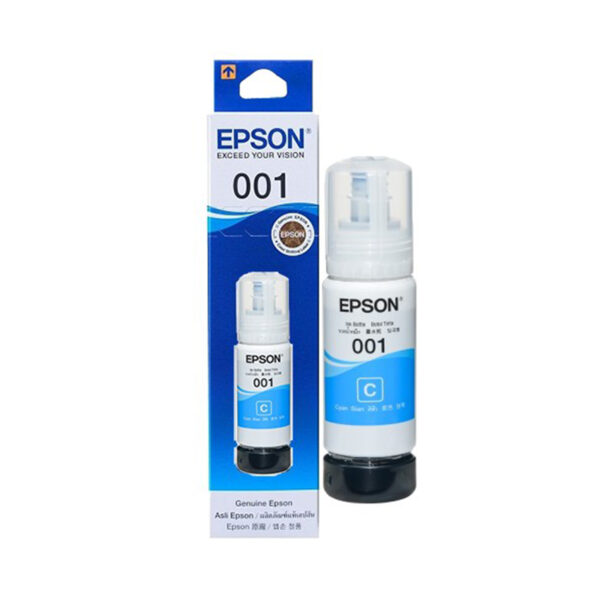 Hộp mực in Epson 001 ( C13T03Y200 ) -  Màu xanh - Dùng cho máy in Epson L4150/l4160/L6160/L6170/L6190