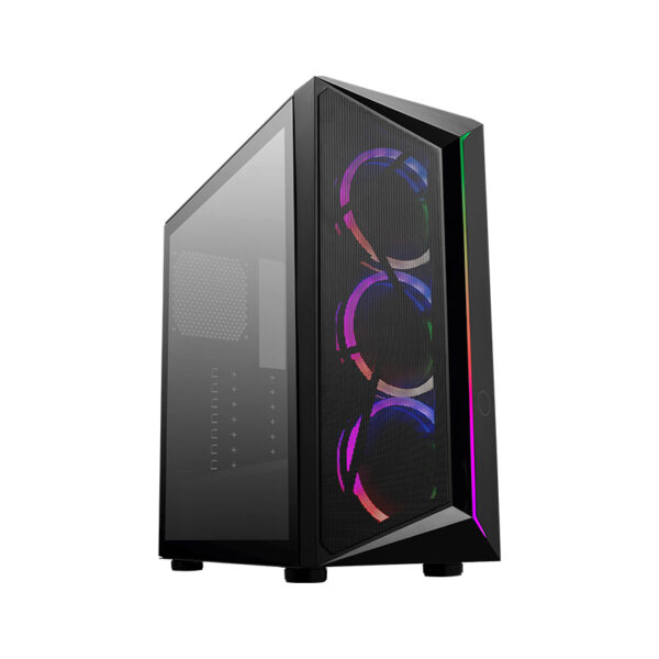 Vỏ Case Cooler Master CMP510 ARGB  (Mid Tower/Màu Đen )