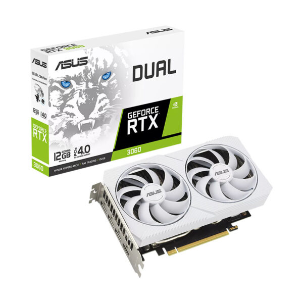 Card màn hình Asus DUAL RTX 3060-12G WHITE