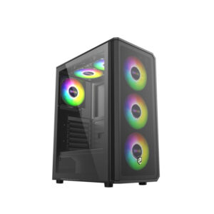 Vỏ Case VITRA CERES V309 BLACK 3FAN RGB (ATX/Màu Đen)