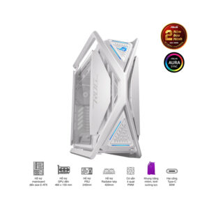 Vỏ Case Asus GR701 ROG Hyperion White Edition (eATX/Full Tower/ Màu Trắng)