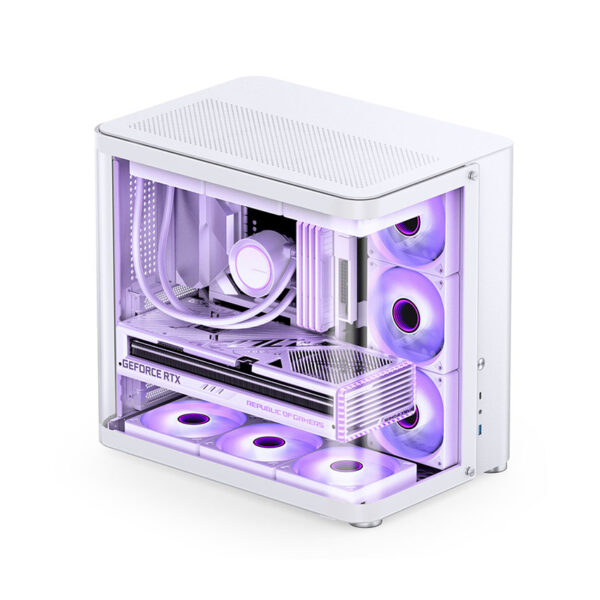 Vỏ case Jonsbo TK-2 White (ATX/Mid Tower/Màu Trắng)