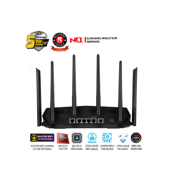 Bộ phát wifi Gaming Asus TUF-AX6000