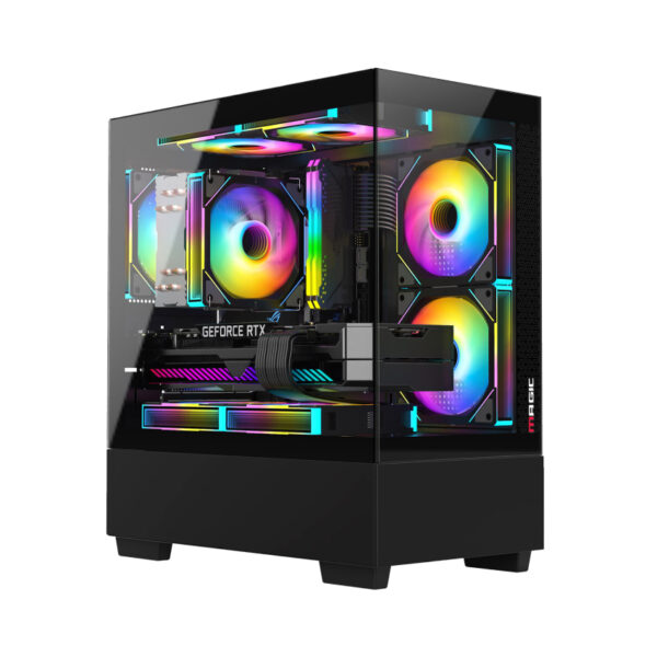 Vỏ Case MAGIC MIX TOWER Black (MATX/Mid Tower/Màu Đen)