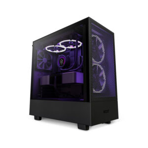 Vỏ máy tính NZXT H5 Flow Black   (Mid Tower/Màu Đen)