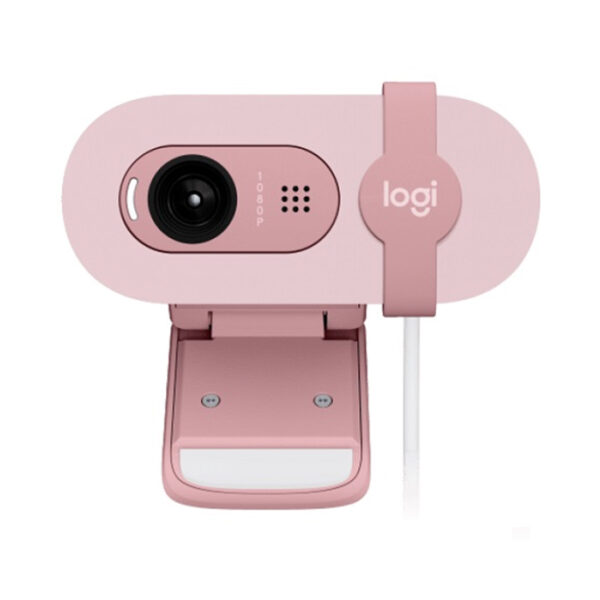 Webcam Logitech Brio 100 Full HD - Màu hồng