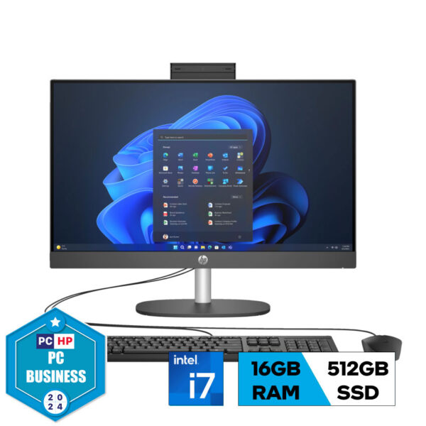 PC HP ProOne 240 G10 AIO (9H0B4PT) (i7-1355U/16G/512GSSD/23.8FHD/IPS/WL/BT/KB/M/W11SL/ĐEN)