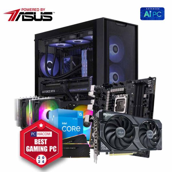 HACOM SNIPER S35  (i5 14400F/4060Ti) ( POWER BY ASUS )