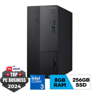 PC Asus D500ME-313100082W (i3-13100/8GB/256GB SSD/UMA/ax+BT/KB/M/Mini tower/Win 11 Home/Đen/2YW)