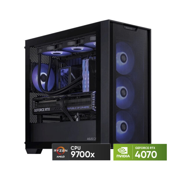 PC HACOM 015 ( AMD RYZEN 9700x / RTX 4070 ) POWERED BY ASUS