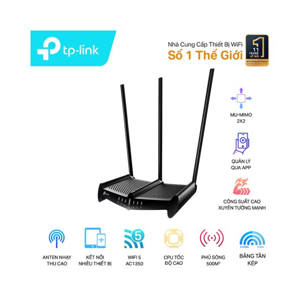 Bộ phát wifi TP-Link Archer C58HP AC1350Mbps