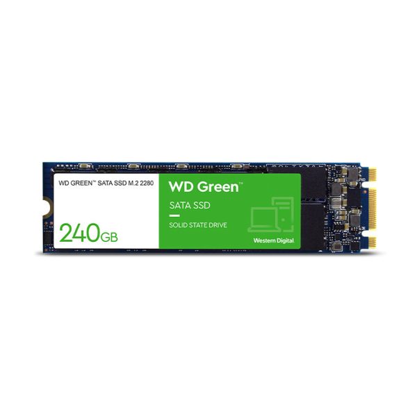 Ổ cứng SSD WD Green 240GB M.2 2280 (Đọc 545MB/s - Ghi 465MB/s) - (WDS240G3G0B)