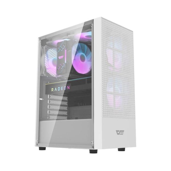 Vỏ case máy tính DarkFlash A290 White (Mid Tower/ Màu Trắng)