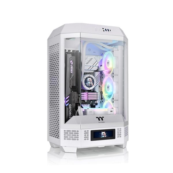 Case Thermaltake Tower 300 Snow (mATX/Mid Tower/Màu Trắng/3 Fan)