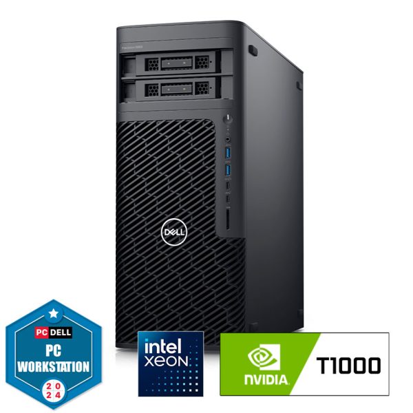 Workstation Dell Precision 5860 Tower (W3-2423/ 16GB 1x16GB DDR5 RDECC/512GB SSD/Nvidia T1000 8GB/K+M/Win11 ProW/Non DVD) (42PT586005)