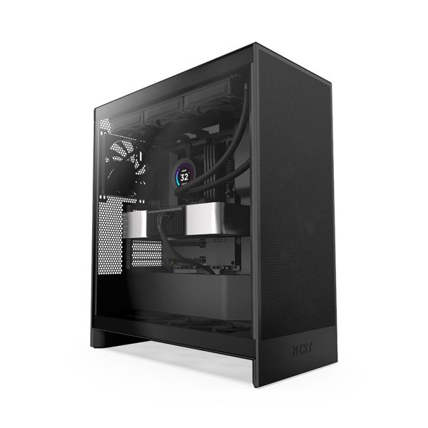 Vỏ máy tính NZXT H7 2024 FLOW Black (ATX/Mid Tower/3 fan đen)