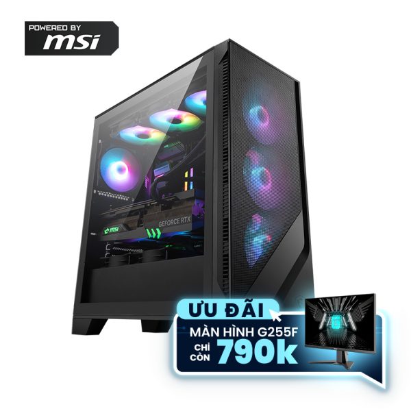 PC HACOM 010  (Intel i5 14400F/VGA RTX 4060) POWERED BY MSI