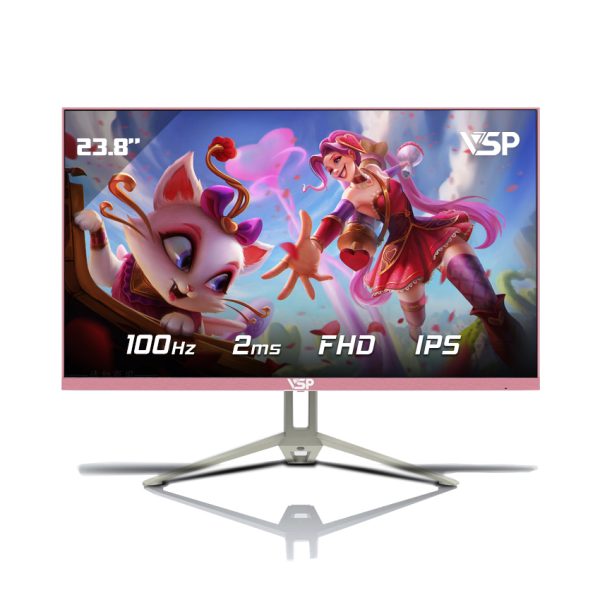 Màn hình VSP V2408S (23.8 inch/FHD/IPS/100Hz/2ms/Pink)