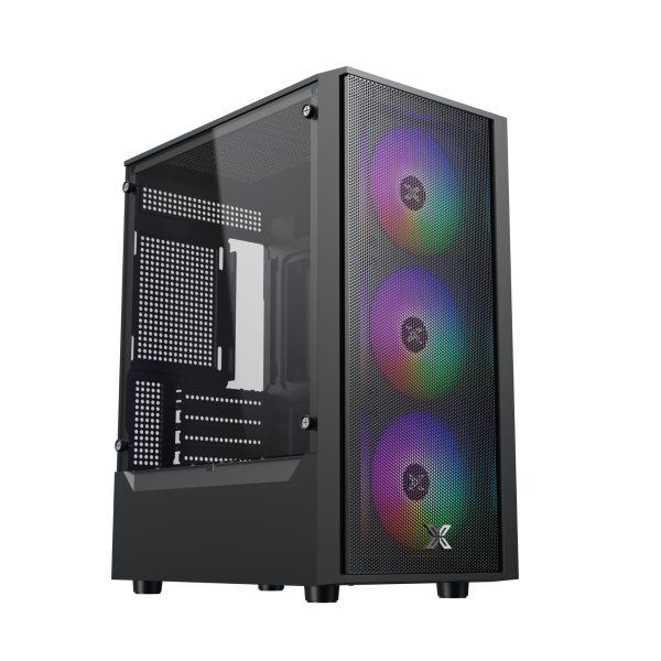 Vỏ case XIGMATEK MYX AIR 3F (mATX/Màu đen/3 fan)