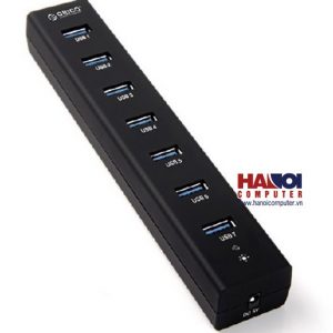 Bộ Chia USB Orico H7013-BK (Từ 1 Ra 7 Cổng chuẩn 3.0) Đen