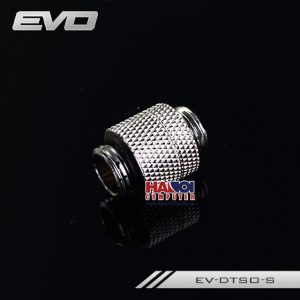 Fitting Bykski Male-Male Rotary 10mm Silver Shining