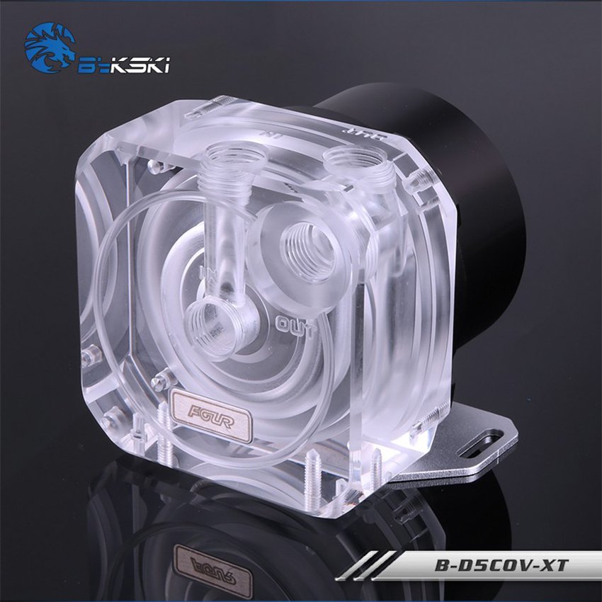 35656_d5_pump_top_cover_bykski_b_d5cov_xt_black_0002_3-1 D5 Pump Top + Cover Bykski B-D5COV-XT Black.