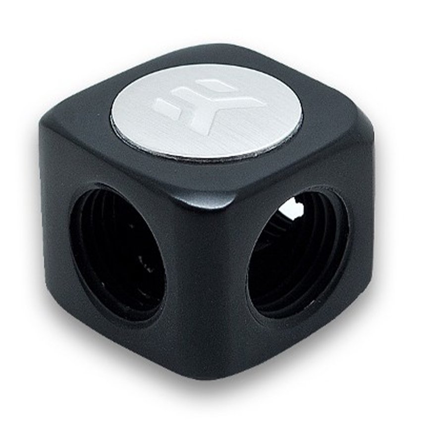 37467_fitting_ek_af_t_splitter_3f_g14___black_0002_1__1_-1 EK-AF T-Splitter 3F G1/4 - Black
