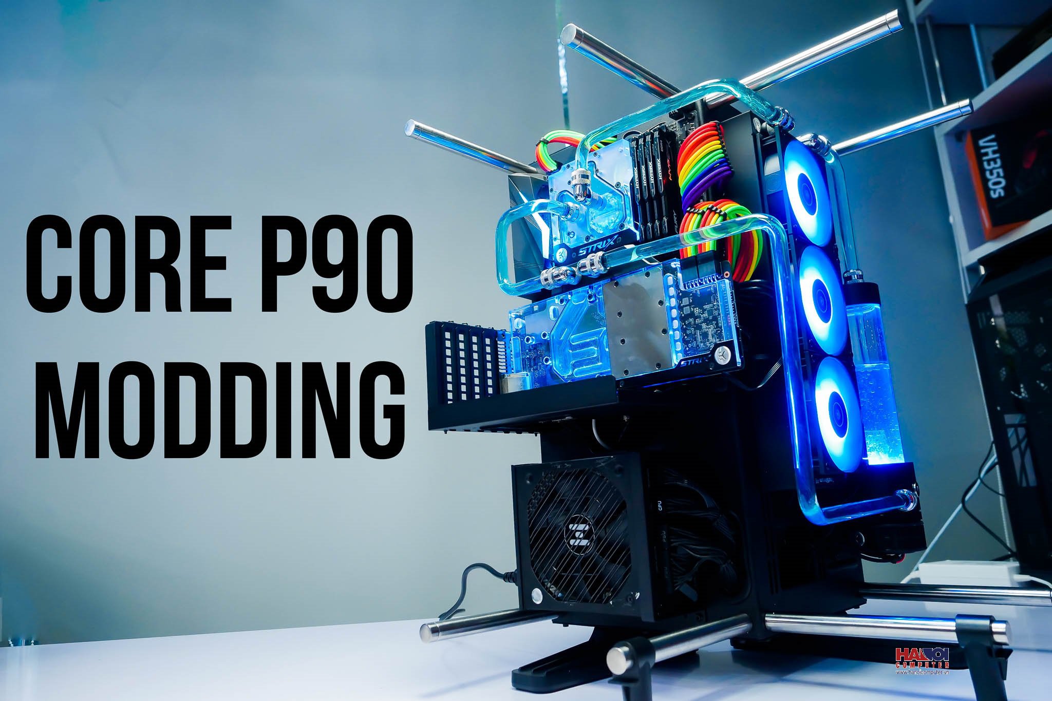 44178_modding_pc_thermaltake_core_p90_ht_29_1-1 Trọn bộ tản nhiệt nước PC Thermaltake Core P9 (Lắp ráp theo yêu cầu)