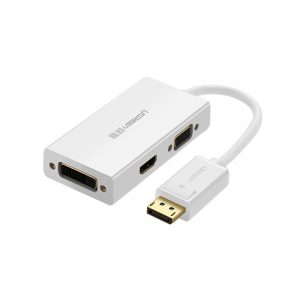 Cáp chuyển đổi Displayport sang VGA + HDMI + DVI hỗ trợ 4K Ugreen 20419