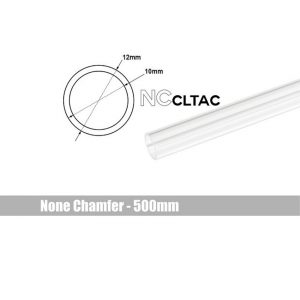 Bitspower None Chamfer Crystal Link Tube, 12mm OD, 500mm