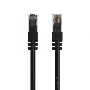 Cáp mạng đầu đúc Cat6 20m Orico PUG-C6-200-BK Đen