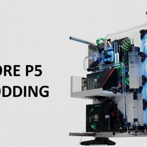 Trọn bộ tản nhiệt nước PC Thermaltake Core P5 Snow HT-45 (Lắp ráp theo yêu cầu)