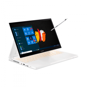 Laptop Đồ họa ConceptD 3 Ezel Pro CC314-72P-75EG (NX.C5KSV.001 ) (i7 10750H/16GB RAM/1TB SSD/Quadro™ T1000/14 inch FHD Touch/Bút/Win10 Pro/Trắng)
