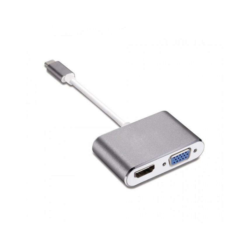 Cáp chuyển đổi từ USB Type C Sang VGA và HDMI