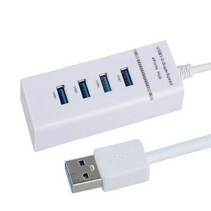 Bộ chia USB Cabos 303 (Từ 1 ra 4 cổng USB - Trắng)
