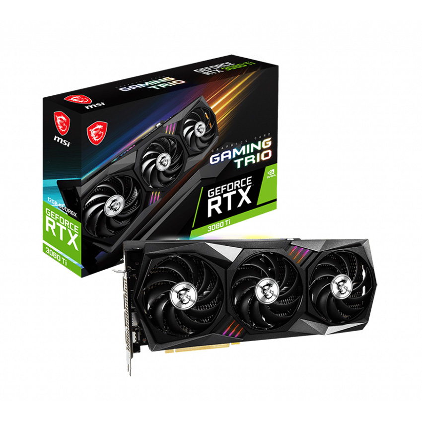 Card màn hình MSI RTX 3080 Ti GAMING TRIO 12G