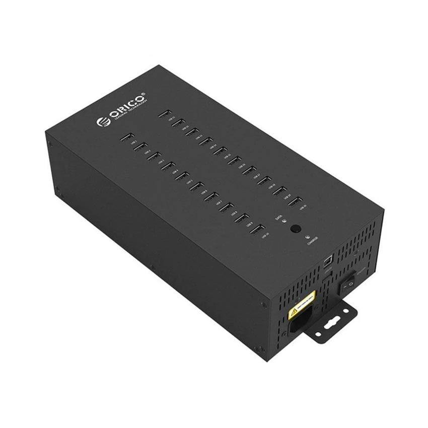 Bộ chia USB Orico IH20P-EU-BK (Từ 1 ra 20 cổng USB 2.0)