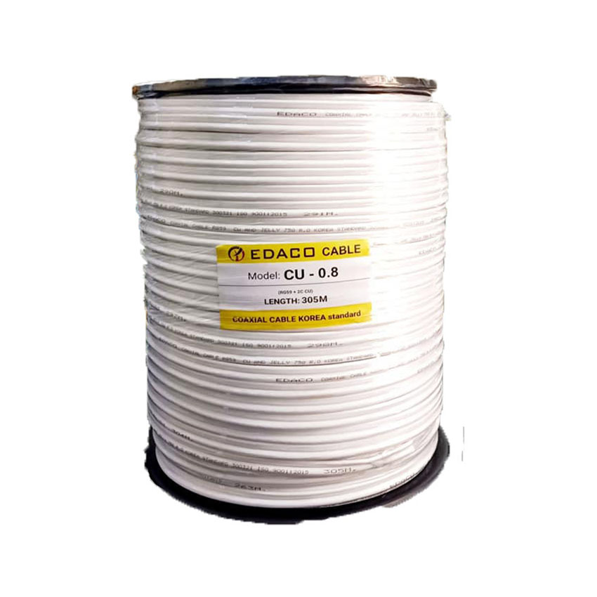 61968_day_camera_edaco_rg59_2c_0_8_cu_cuon_305m_hacom-1 Dây Camera EDACO RG59 +2C/0.8/CU ( Cuộn 305M )
