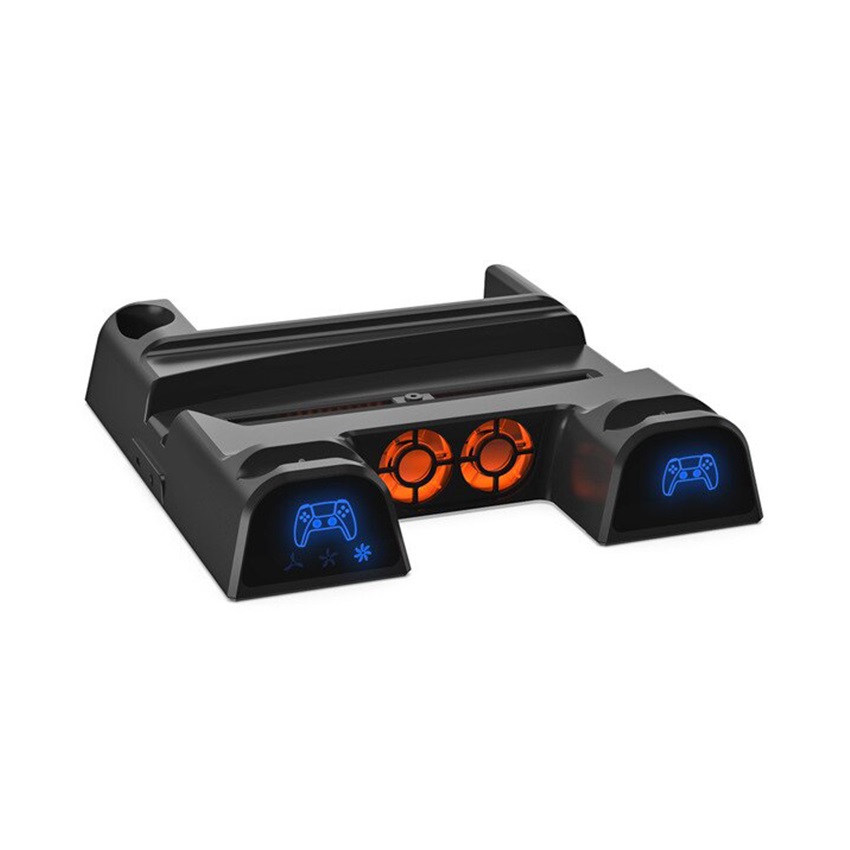 Đế tản nhiệt đa năng kèm sạc tay cho PS5 DOBE TP5-1511 màu đen/trắng