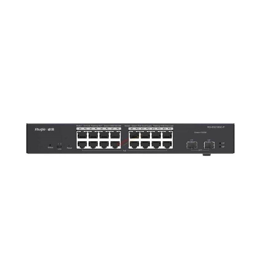 66055_switch_ruijie_rg_es218gc_p_layer_2_smart_managed_16p_poe-1 Switch RUIJIE RG-ES218GC-P (Layer 2 Smart Managed 16P PoE)